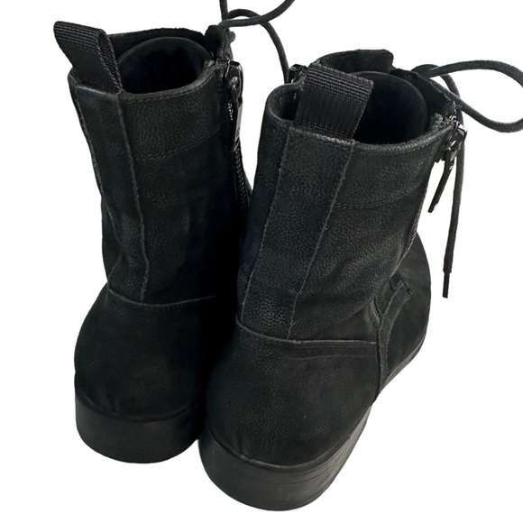 Kenneth Cole New York Men\'s Hugh Leather Combat Boots Size 11.5
